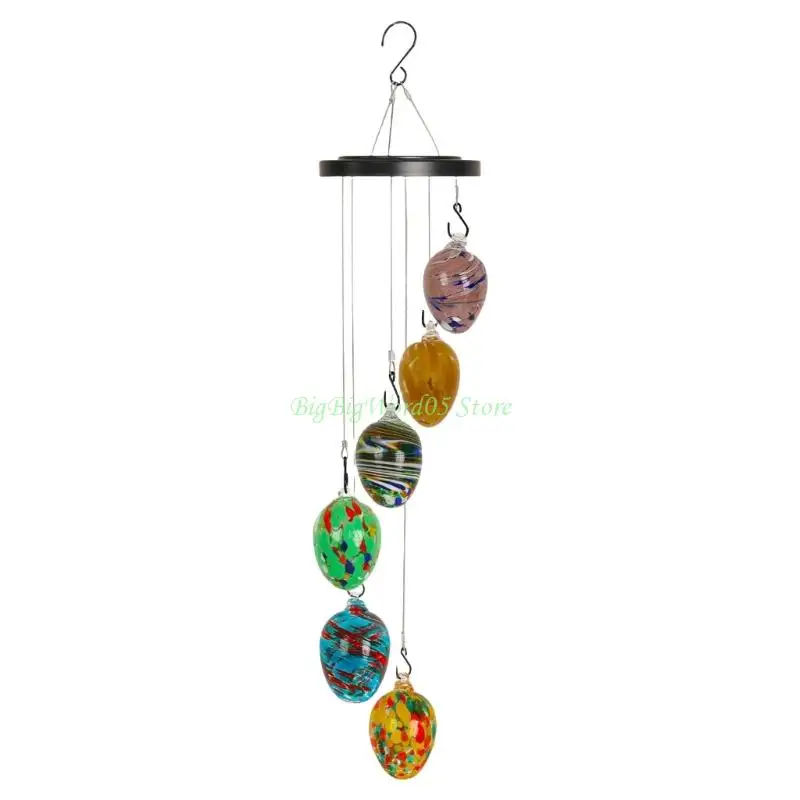 24TE Colorful Handcrafted Glass Wind Chimes Outdoor Garden Hanging Decoration Bells
24TE Colorful Handcrafted Glass Wind Chimes Outdoor Garden Hanging Decoration Bells