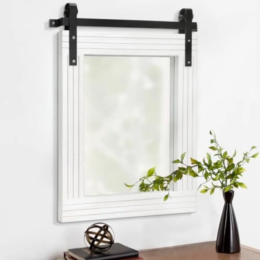 Wood Framed Mirror Rectangle Farmhouse Wall Mirror Decor for Bathroom Bedroom Living Room Entryway 20"x16
Wood Framed Mirror Rectangle Farmhouse Wall Mirror Decor for Bathroom Bedroom Living Room Entryway 20"x16