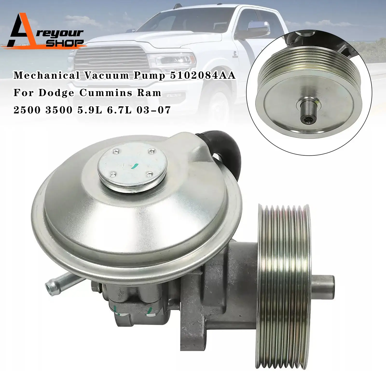 Механический вакуумный насос 5102084AA для Dodge Cummins Ram 2500 3500 5.9L 6.7L 03 04 05 06 07
Механический вакуумный насос 5102084AA для Dodge Cummins Ram 2500 3500 5.9L 6.7L 03 04 05 06 07