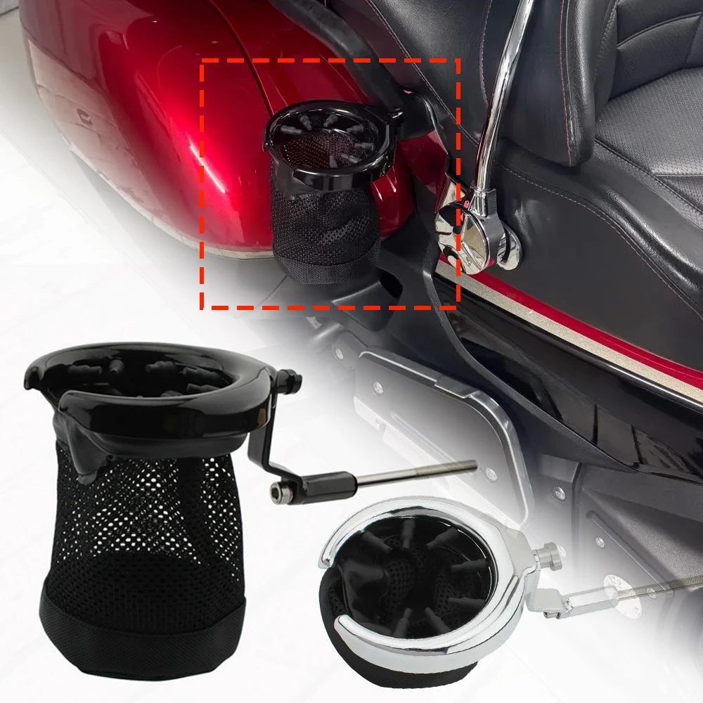 Motorcycle Drink Cup Holder Passenger Handlebar Chorme Water Drinking For Honda Goldwing 1800 GL1800 2001-2015 F6B 2013-2015
Motorcycle Drink Cup Holder Passenger Handlebar Chorme Water Drinking For Honda Goldwing 1800 GL1800 2001-2015 F6B 2013-2015