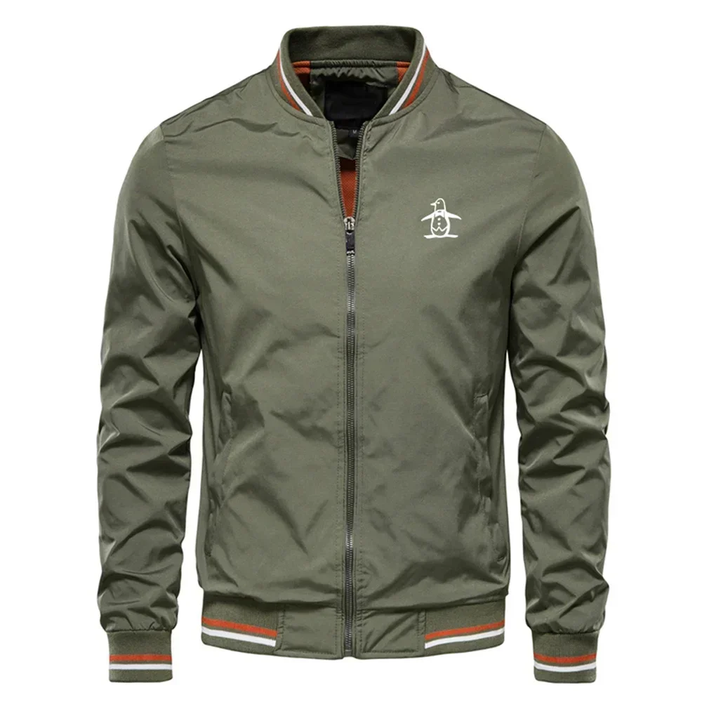 New/Korean/Golf/Men's Stand Up Collar Zipper Sports Jacket, Spring and Autumn Fashion Men's Outdoor Leisure Zipper Jacket
New/Korean/Golf/Men's Stand Up Collar Zipper Sports Jacket, Spring and Autumn Fashion Men's Outdoor Leisure Zipper Jacket