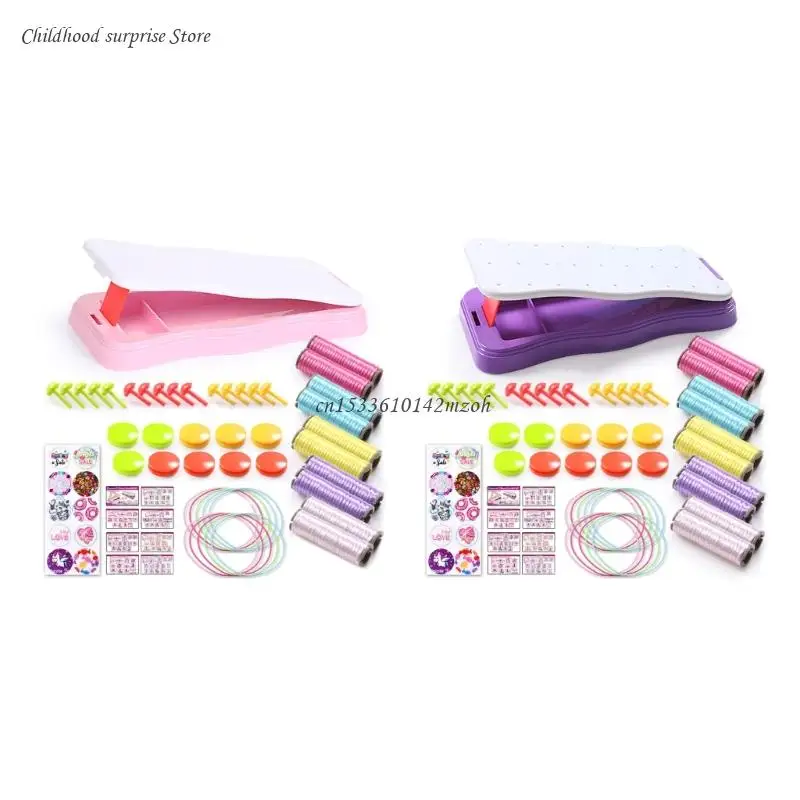 DIY Bracelet Pendant Braiding with Cord for Girls Bracelet Necklace Making Dropship
DIY Bracelet Pendant Braiding with Cord for Girls Bracelet Necklace Making Dropship