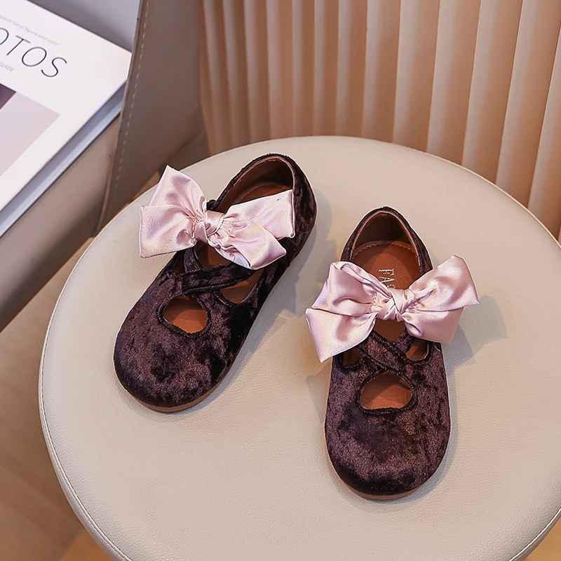Kids'Casual Shoes Girls PU Leather Bow Fashion Outdoor Flat Bottom Anti-slip Soft Bottom Pink Brown Size 23-35
Kids'Casual Shoes Girls PU Leather Bow Fashion Outdoor Flat Bottom Anti-slip Soft Bottom Pink Brown Size 23-35