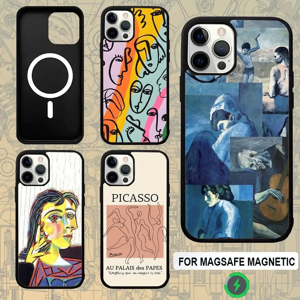 P-Picasso Abstract Art Painting For Magsafe Wireless Charger Case For iPhone 15,16,17,13,14,11,12,Pro,Max,Plus,E,Air,Mini Cover
P-Picasso Abstract Art Painting For Magsafe Wireless Charger Case For iPhone 15,16,17,13,14,11,12,Pro,Max,Plus,E,Air,Mini Cover