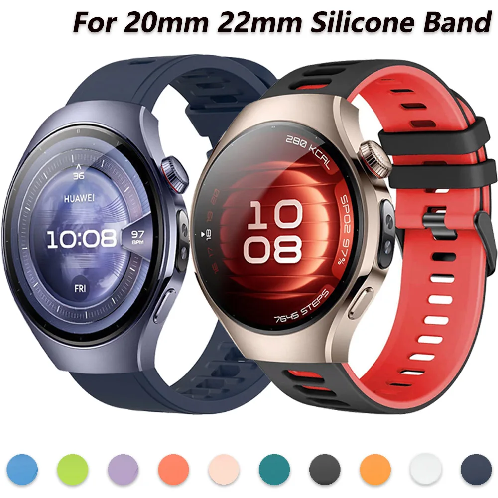 22mm 20mm Silicone Strap for Huawei Watch 5/4 GT5 Pro/GT5 46mm Sport Wristband for Huawei Watch GT4 4 3 Pro Bracelet Accessories
22mm 20mm Silicone Strap for Huawei Watch 5/4 GT5 Pro/GT5 46mm Sport Wristband for Huawei Watch GT4 4 3 Pro Bracelet Accessories