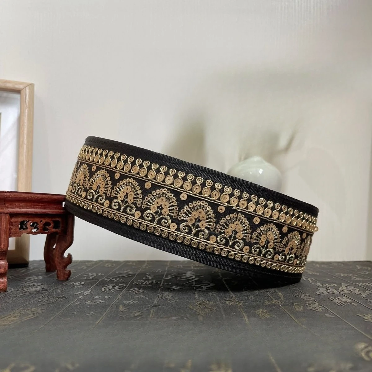 Muslim Boat Caps for Women Men Black Hats Embroidery High-end Eid Ramadam Prayer Headwraps Summer Wedding Hat Height 6.5CM
Muslim Boat Caps for Women Men Black Hats Embroidery High-end Eid Ramadam Prayer Headwraps Summer Wedding Hat Height 6.5CM