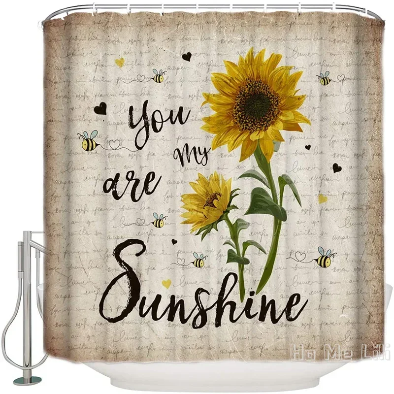 Шторы для душа Sunflower By Ho Me Lili You Are My Sunshine из крафт-бумаги с буквами, водонепроницаемые наборы из полиэфирной ткани с крючками
Шторы для душа Sunflower By Ho Me Lili You Are My Sunshine из крафт-бумаги с буквами, водонепроницаемые наборы из полиэфирной ткани с крючками