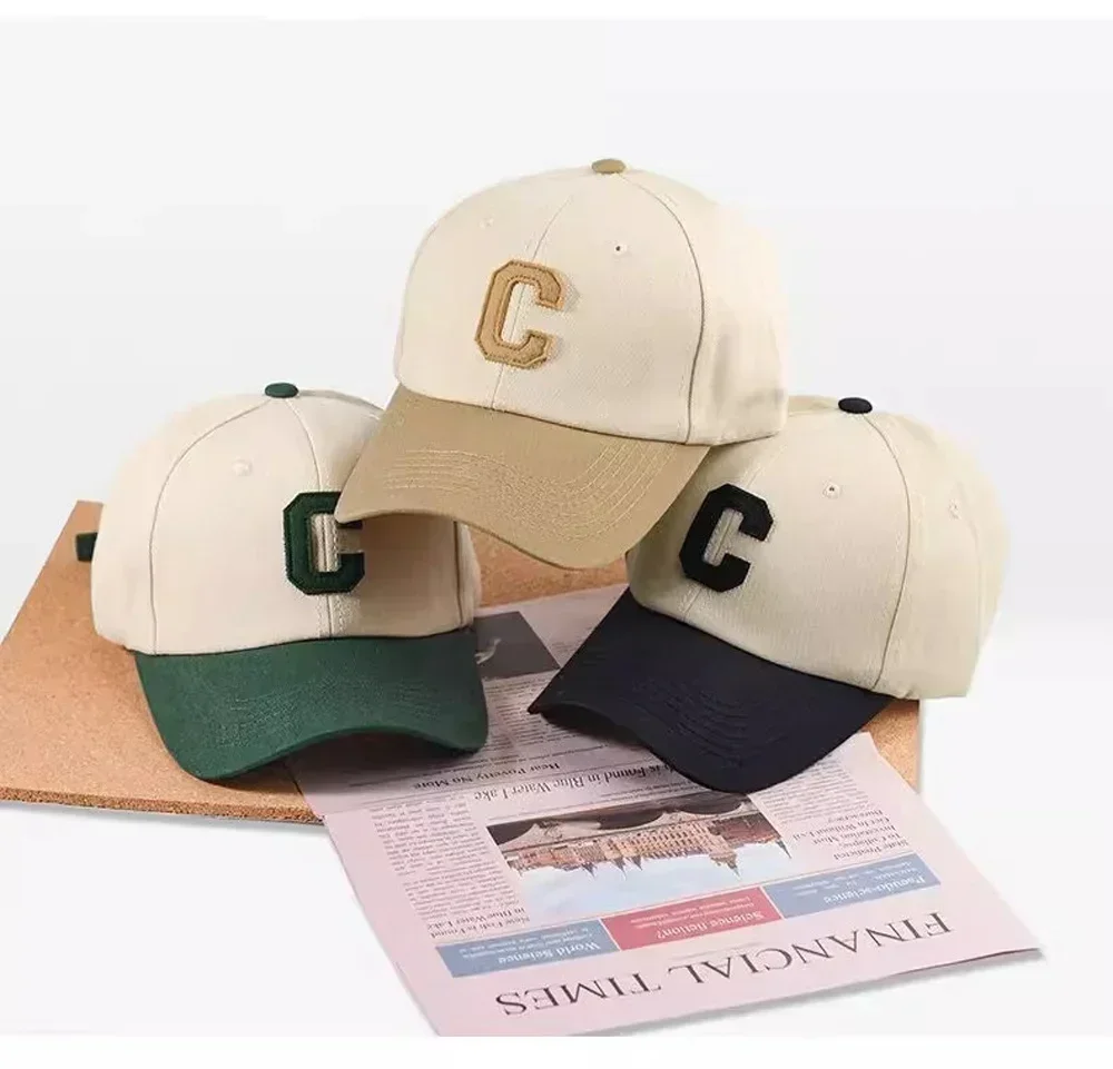 2025 Baseball Cap for Women and Men Hat Fashion Letter C Patch Hat Summer Sun Visors Caps Color Block Design for Casual Wear
2025 Baseball Cap for Women and Men Hat Fashion Letter C Patch Hat Summer Sun Visors Caps Color Block Design for Casual Wear