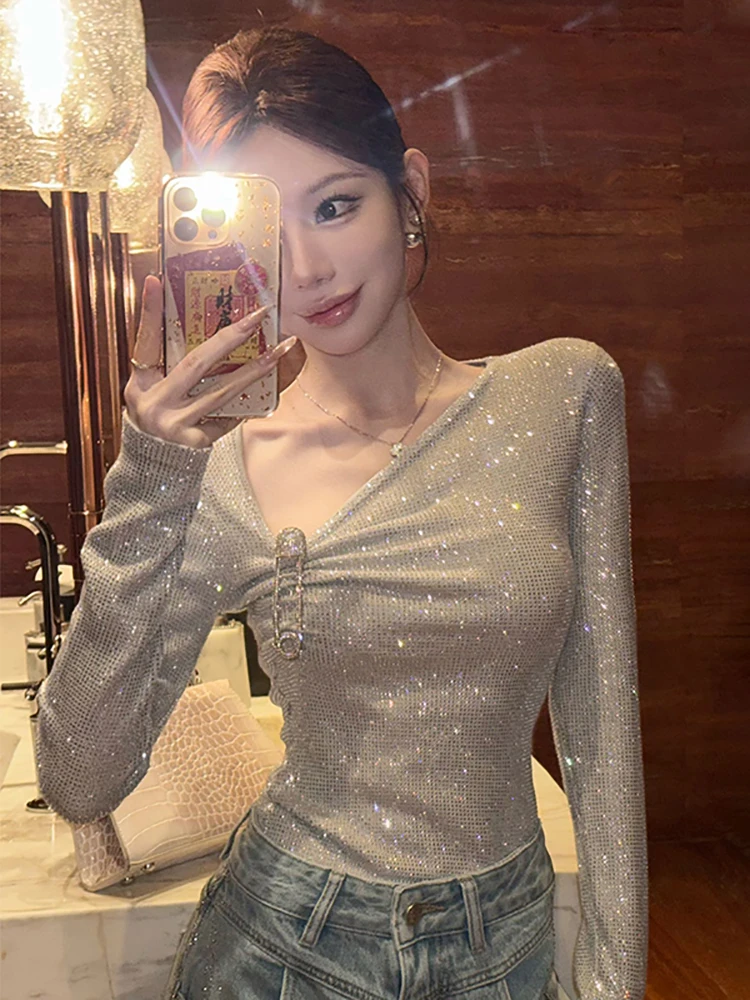 Spring New Pure Desire Long Sve T-irt Women's Slim Fit Diamond Heat Treaent Base irt Inner Wear Top Comfortable Soft
Spring New Pure Desire Long Sve T-irt Women's Slim Fit Diamond Heat Treaent Base irt Inner Wear Top Comfortable Soft
