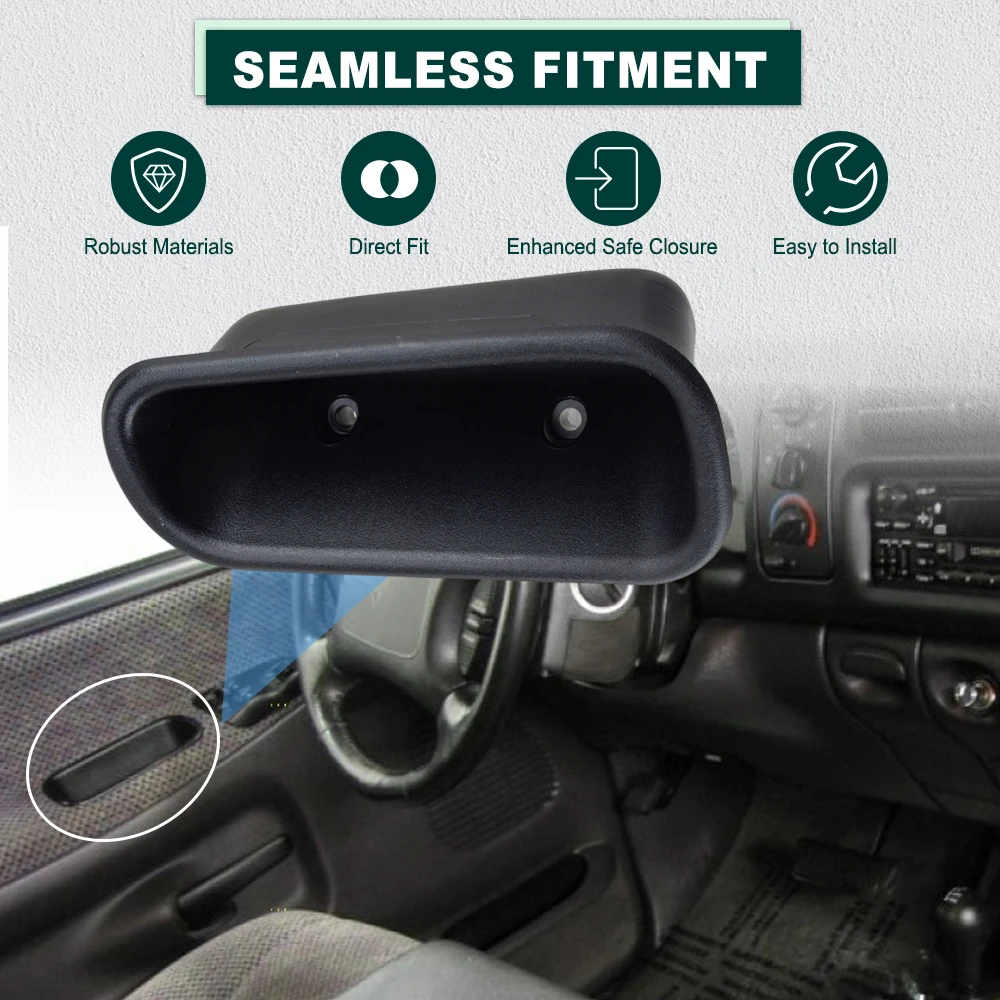 1PC Front Left,/ Right Door Pull Handle Cup for Dodge Ram 1500 2500 3500 1994-2002 04741405, 4741405, 04741404, 4741404
1PC Front Left,/ Right Door Pull Handle Cup for Dodge Ram 1500 2500 3500 1994-2002 04741405, 4741405, 04741404, 4741404