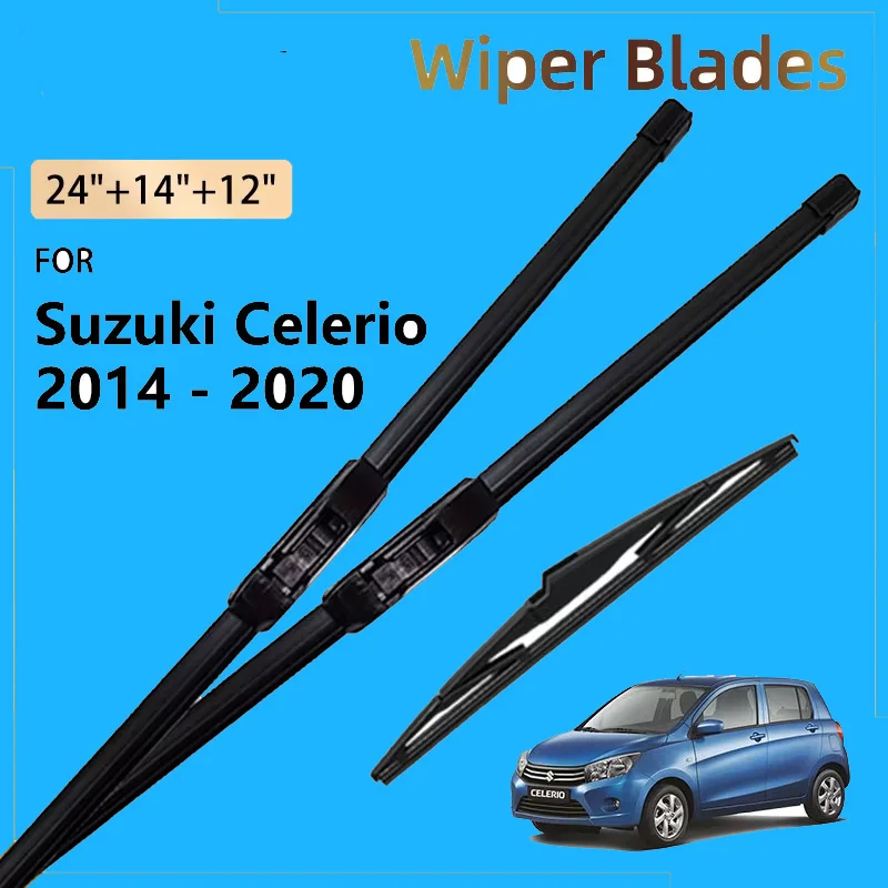 Front Rear Wiper Blades For Suzuki Celerio GTI 2 II Cultus 2014 - 2020 2017 2016 Accessorie Windshield Windscreen Window Brushes
Front Rear Wiper Blades For Suzuki Celerio GTI 2 II Cultus 2014 - 2020 2017 2016 Accessorie Windshield Windscreen Window Brushes