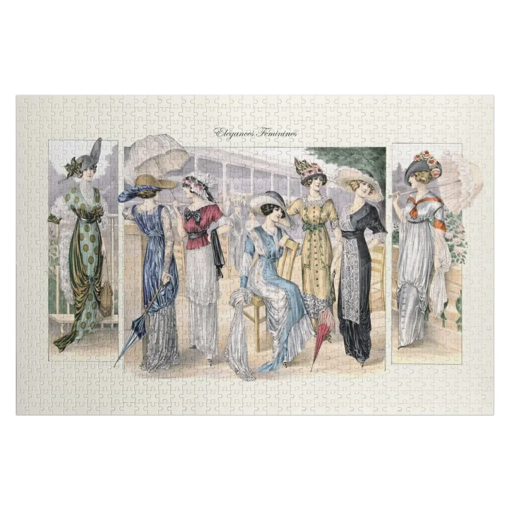 Elégances Féminines Edwardian Era Fashion Plate Jigsaw Puzzle Woods For Adults Custom Wooden Name Puzzle
Elégances Féminines Edwardian Era Fashion Plate Jigsaw Puzzle Woods For Adults Custom Wooden Name Puzzle