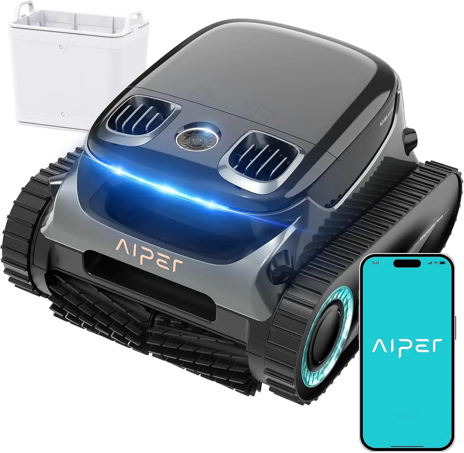 Усовершенствованный беспроводной робот-пылесос для бассейнов Scuba S1 Pro, горизонтальная очистка водной линии, 360-градусная фильтрация частиц
Усовершенствованный беспроводной робот-пылесос для бассейнов Scuba S1 Pro, горизонтальная очистка водной линии, 360-градусная фильтрация частиц
