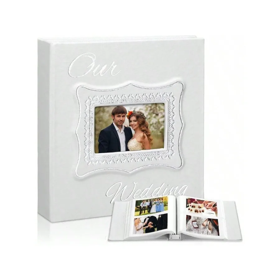 Memory Photo Album Holds 200 Pcs 4 X 6 Inch Leather Wedding Anniversary Family Photo Album With Front Window Double Heart Memor
Memory Photo Album Holds 200 Pcs 4 X 6 Inch Leather Wedding Anniversary Family Photo Album With Front Window Double Heart Memor
