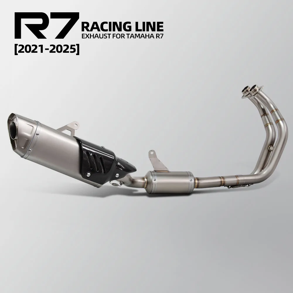 MT07 Exhaust System For Yamaha R7 2021-2026 MT-07 FZ07 XSR700 2014-2024 Motorbike Escape Kit Street Bike Manifold Muffler
MT07 Exhaust System For Yamaha R7 2021-2026 MT-07 FZ07 XSR700 2014-2024 Motorbike Escape Kit Street Bike Manifold Muffler