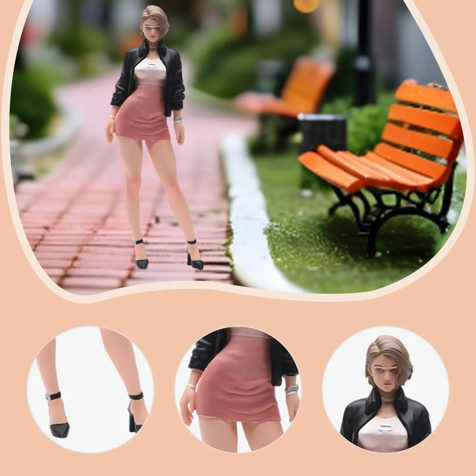 1:24 Cool Girl Miniature Figure Miniature Scene Figurine Decoration Dollhouse Accessories Trains Architectural Models Diorama
1:24 Cool Girl Miniature Figure Miniature Scene Figurine Decoration Dollhouse Accessories Trains Architectural Models Diorama