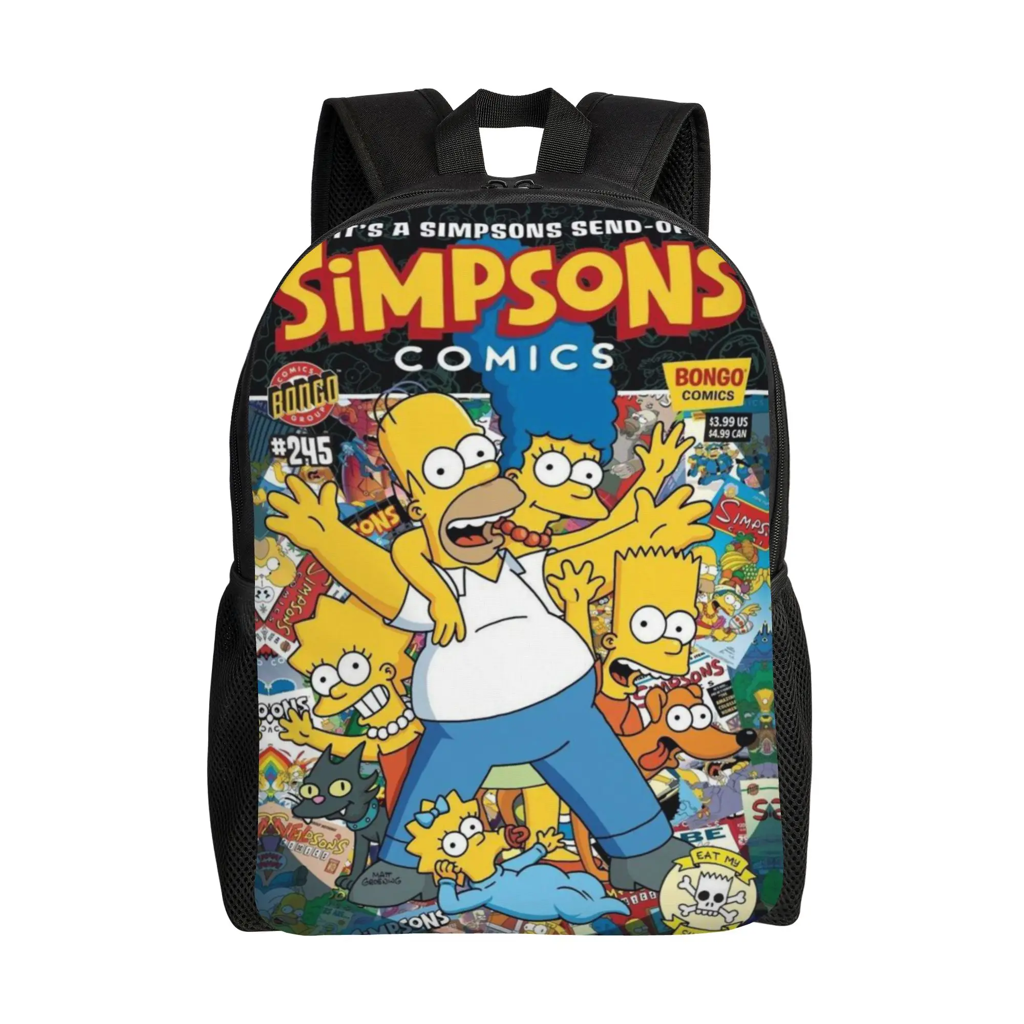 Back to school season Daily Yellow Anime Characters Laptop Bag The Simpsons College Student Backpack
Back to school season Daily Yellow Anime Characters Laptop Bag The Simpsons College Student Backpack