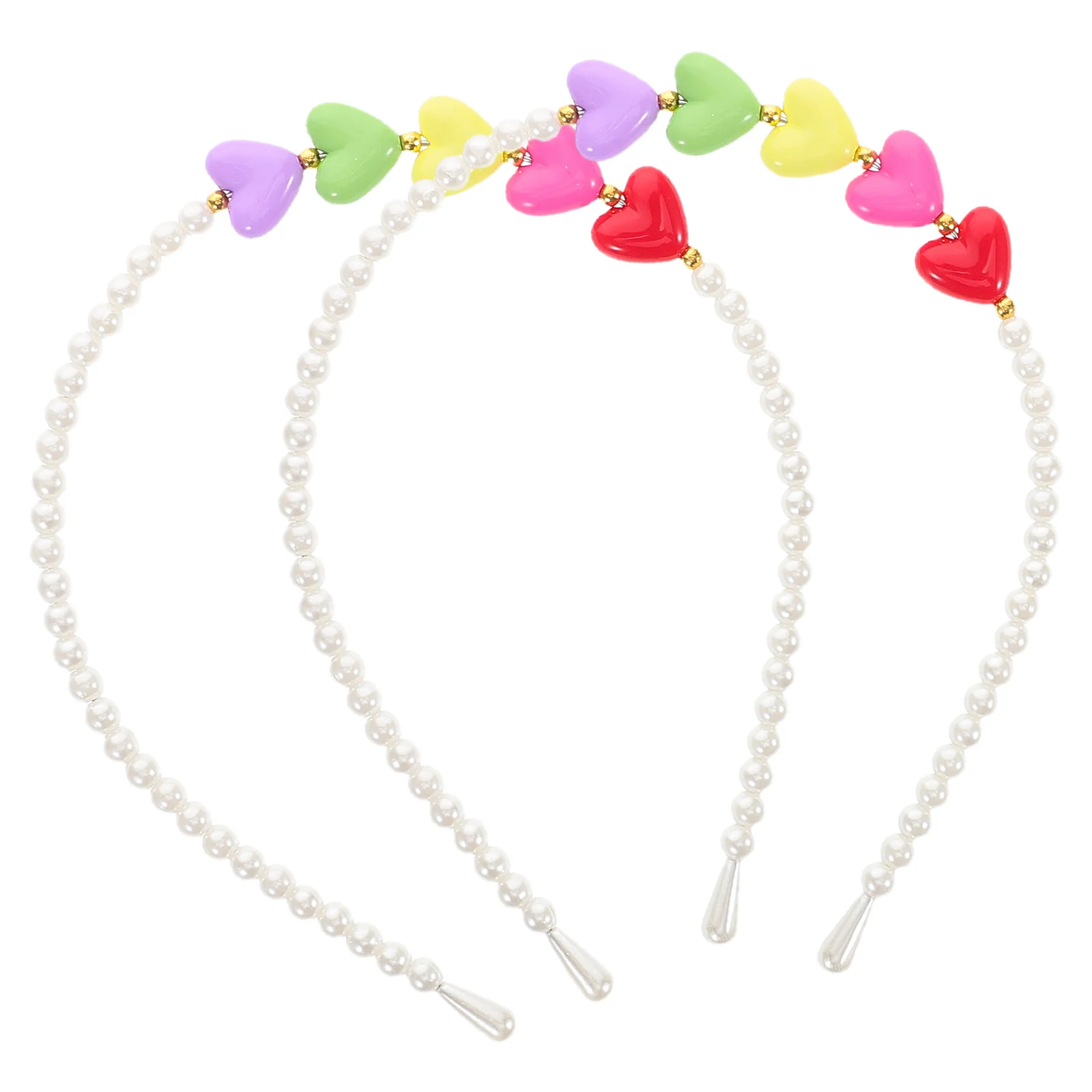 2 Pcs Heart Shaped Headband Valentines Accessories Women Valentine Day Party Hair Hoop Pearl Beads Colored Cute Charm
2 Pcs Heart Shaped Headband Valentines Accessories Women Valentine Day Party Hair Hoop Pearl Beads Colored Cute Charm