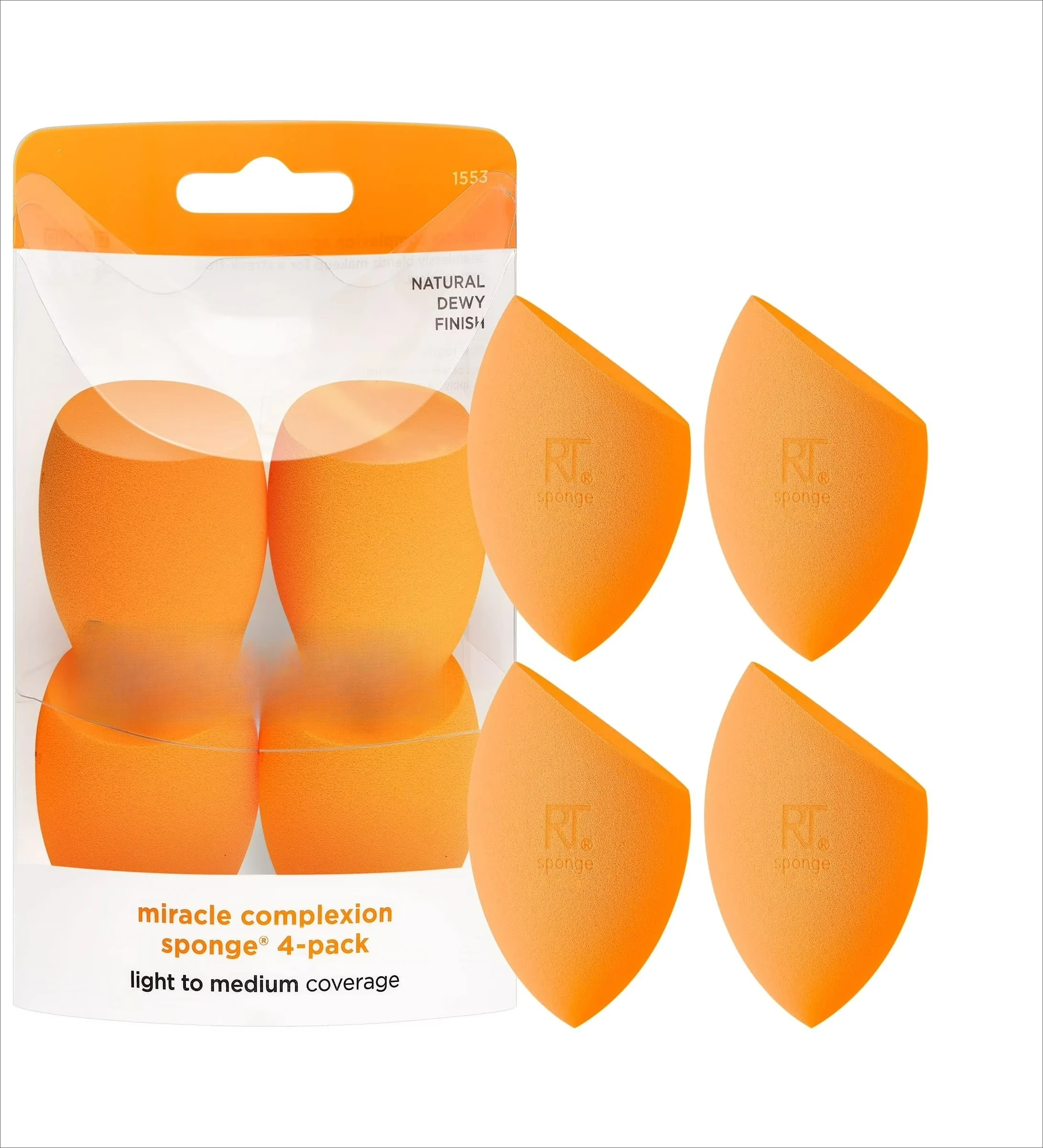 Miracle Complexion Makeup Sponges, for Liquid & Cream Foundation, 4 Count
Miracle Complexion Makeup Sponges, for Liquid & Cream Foundation, 4 Count