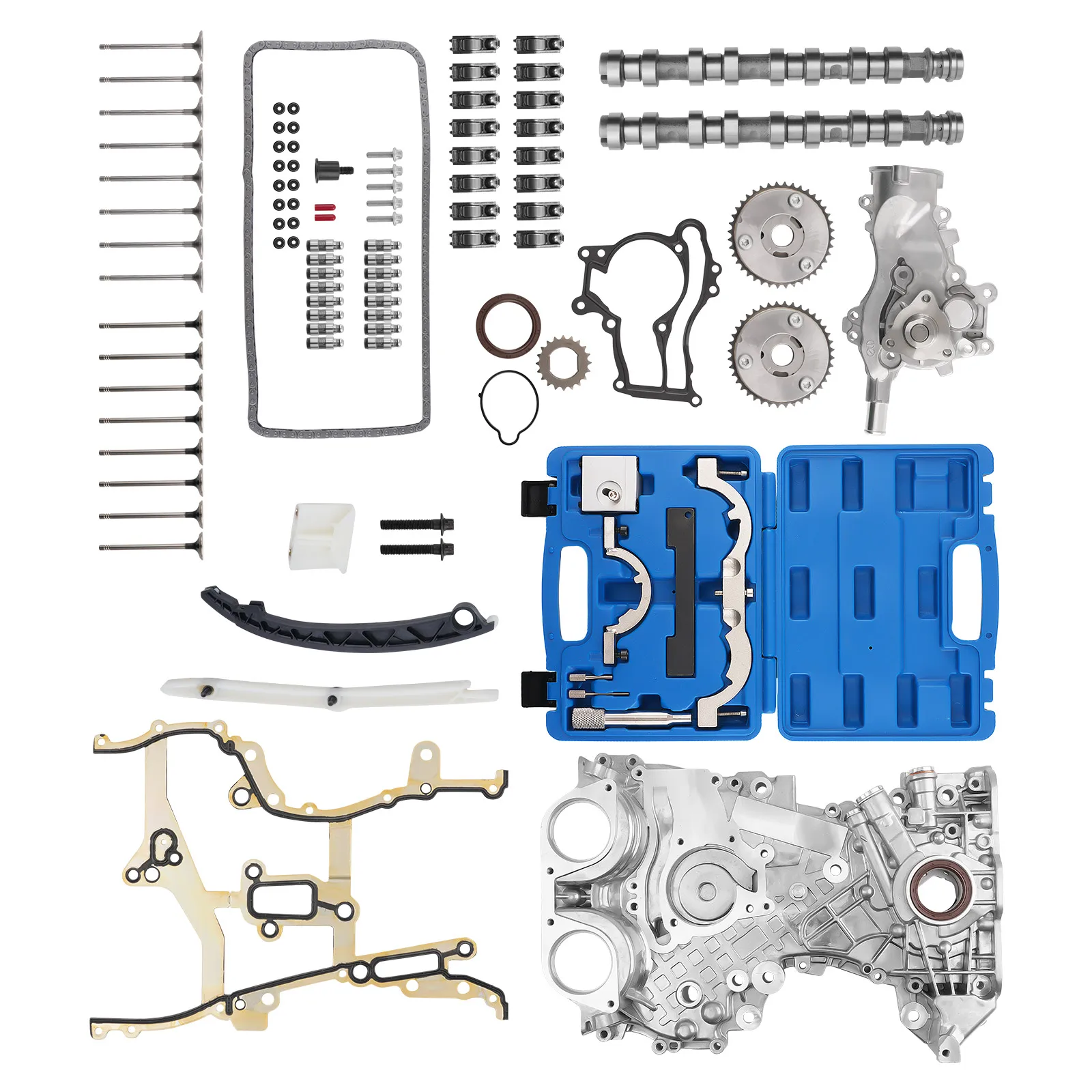 Комплект для восстановления цепи ГРМ с VVT-клапанами и толкателями распредвала для Chevrolet Cruze, Buick 1.4 Turbo
Комплект для восстановления цепи ГРМ с VVT-клапанами и толкателями распредвала для Chevrolet Cruze, Buick 1.4 Turbo