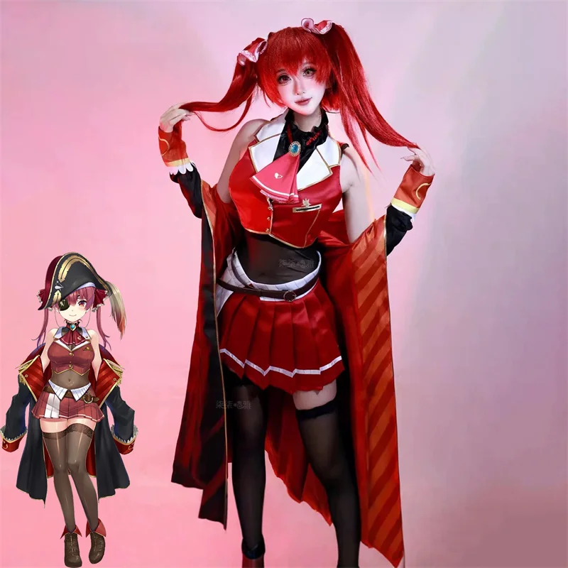Vtuber Houshou Marine Captain Cosplay Skirt Sexy Costume Coat JK Full Set Suit Sailor Uniform Halloween Party Carnival Outfits
Vtuber Houshou Marine Captain Cosplay Skirt Sexy Costume Coat JK Full Set Suit Sailor Uniform Halloween Party Carnival Outfits