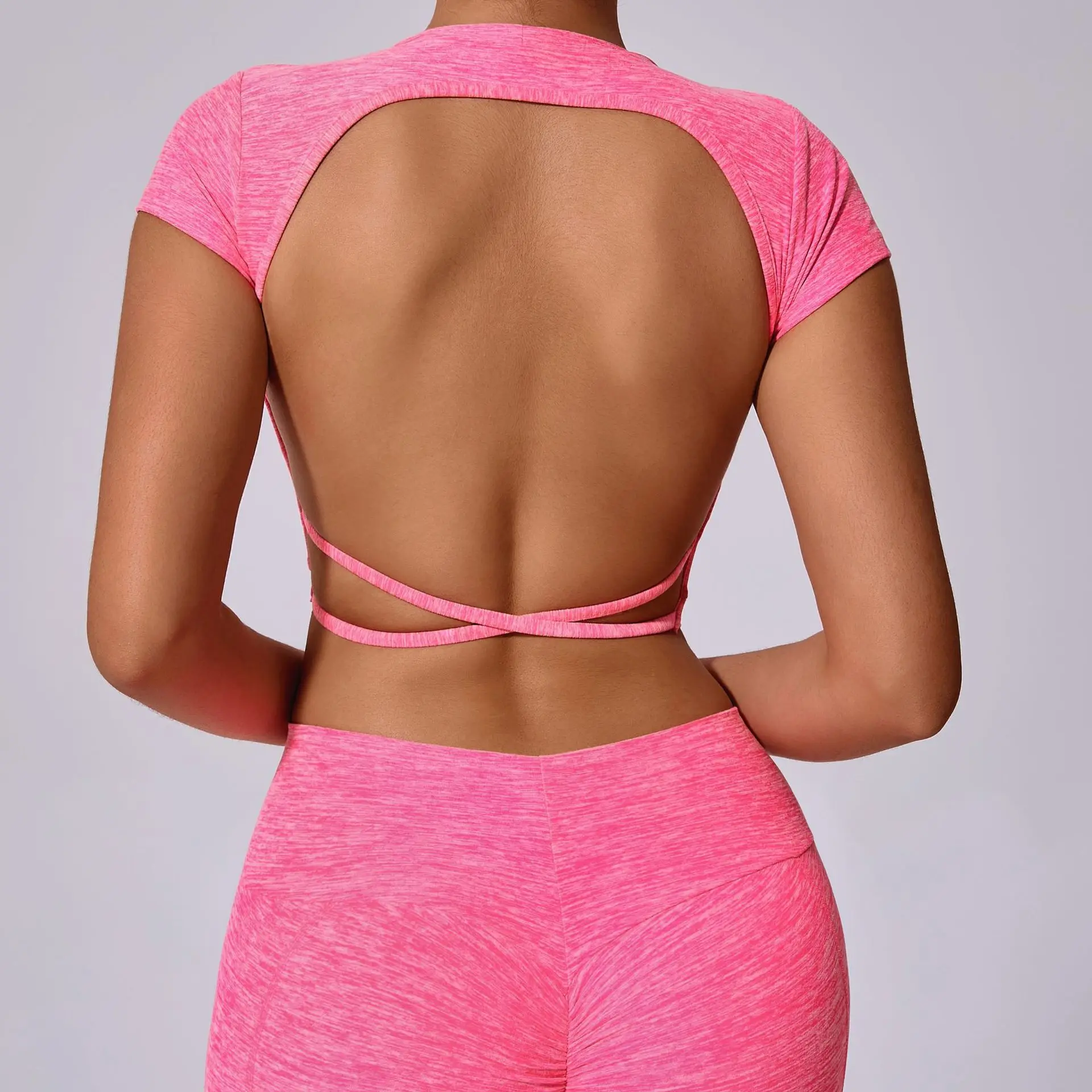 Sexy Shirts Backless Sports Shirts Women Gym Short Top Women Fitness Crop Top Quick-Drying Yoga Clothes Workout T-shirt Women
Sexy Shirts Backless Sports Shirts Women Gym Short Top Women Fitness Crop Top Quick-Drying Yoga Clothes Workout T-shirt Women