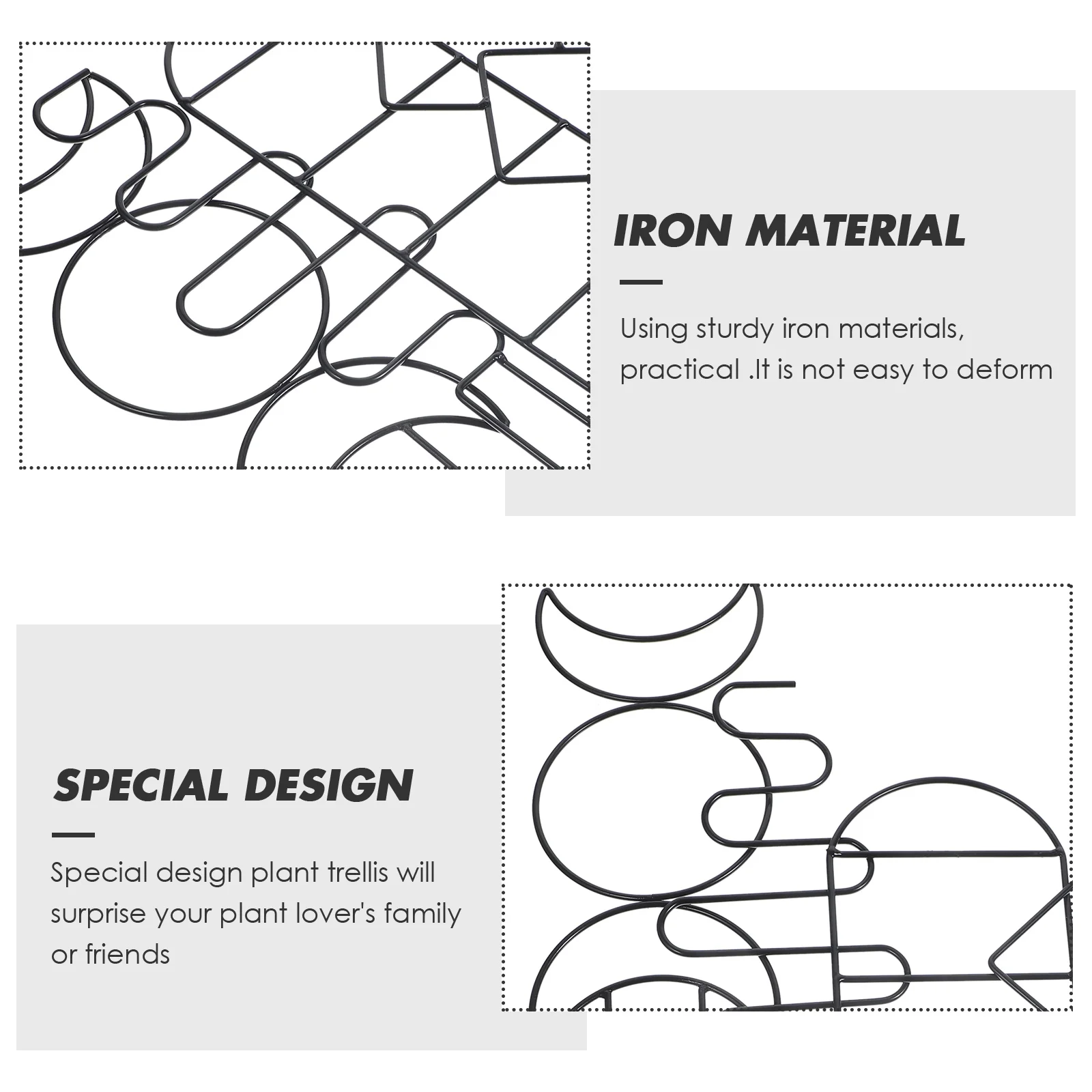 4pcs Plant Climbing Trellis 33x10cm Iron Frame for Indoor Outdoor Potted Plants Vine durable metal plant support accessories
4pcs Plant Climbing Trellis 33x10cm Iron Frame for Indoor Outdoor Potted Plants Vine durable metal plant support accessories