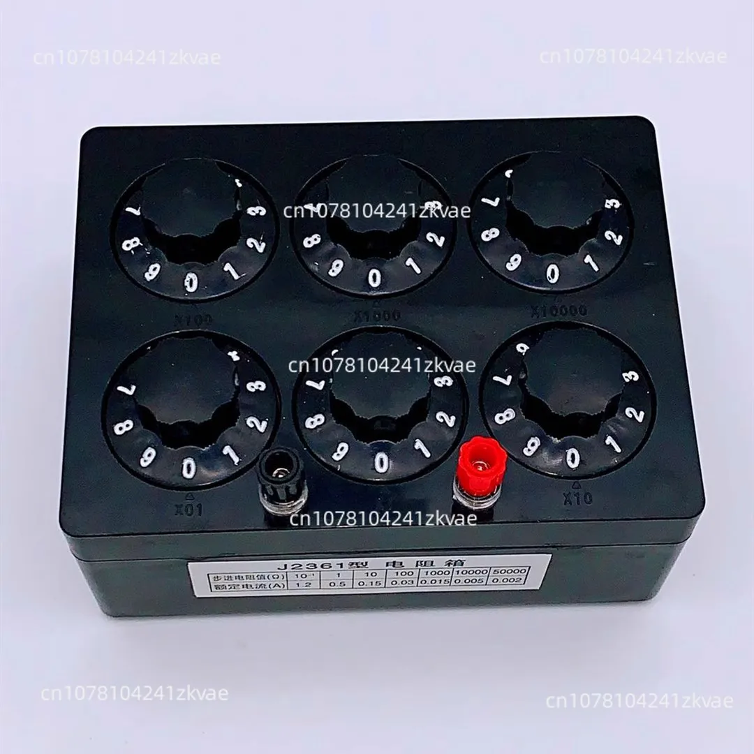 Resistance Box Teaching Resistance Box 0-99999.9 Adjustable 6 9J2361 Type Junior High School Physics Instrument
Resistance Box Teaching Resistance Box 0-99999.9 Adjustable 6 9J2361 Type Junior High School Physics Instrument