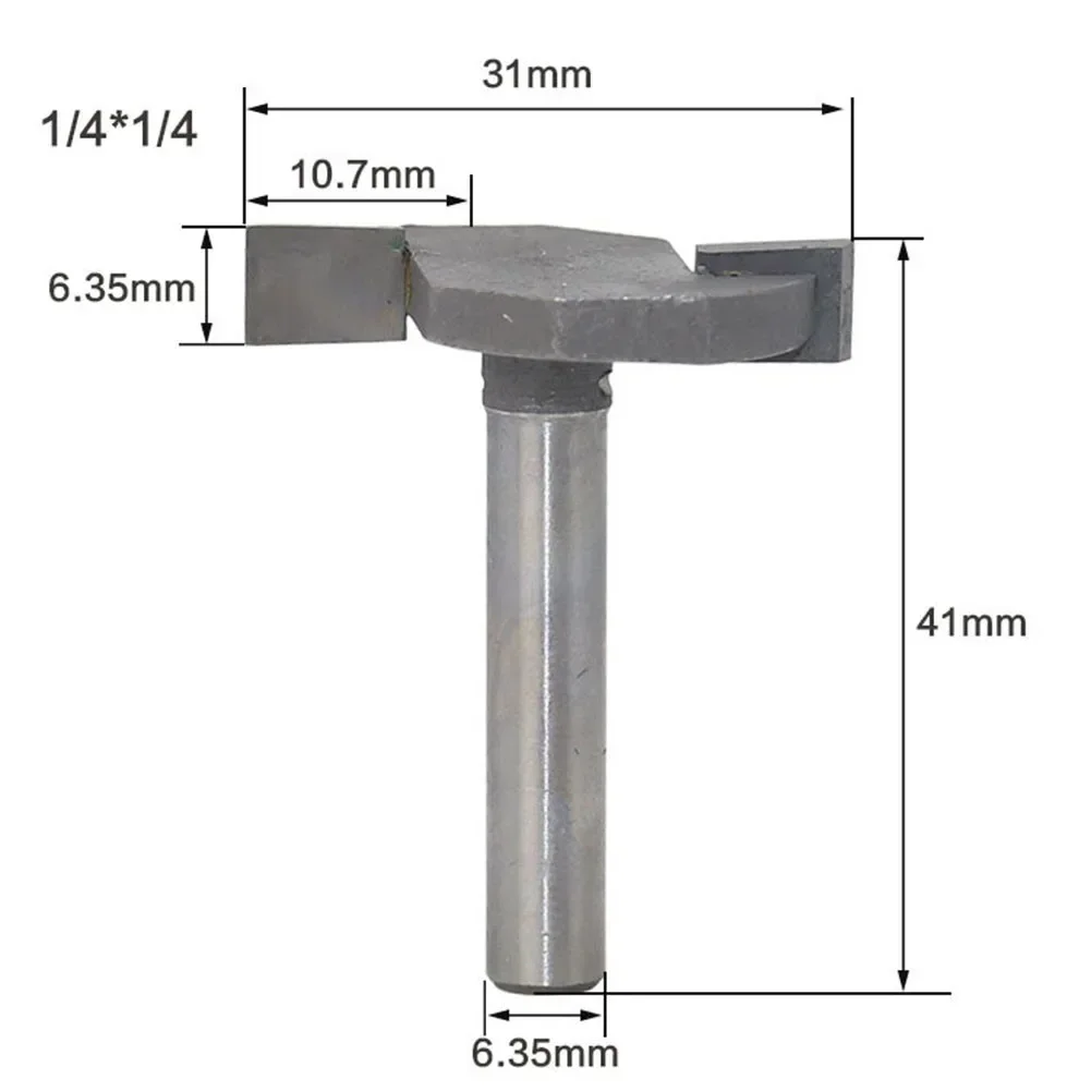 1/4 Inch 1x T Slot Router Bit Carbide Milling Cutter Tool Router Bit Straight Shank T Slot Woodwork Long Lasting
1/4 Inch 1x T Slot Router Bit Carbide Milling Cutter Tool Router Bit Straight Shank T Slot Woodwork Long Lasting