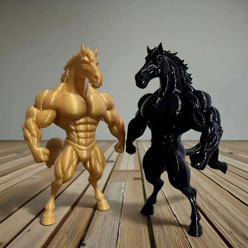 Bodybuilding Muscle Horse Sculpture, Gold/Black Fitness Horse Figure, Modern Art Decor Ornament, Unique Gift for Fitness Fans
Bodybuilding Muscle Horse Sculpture, Gold/Black Fitness Horse Figure, Modern Art Decor Ornament, Unique Gift for Fitness Fans
