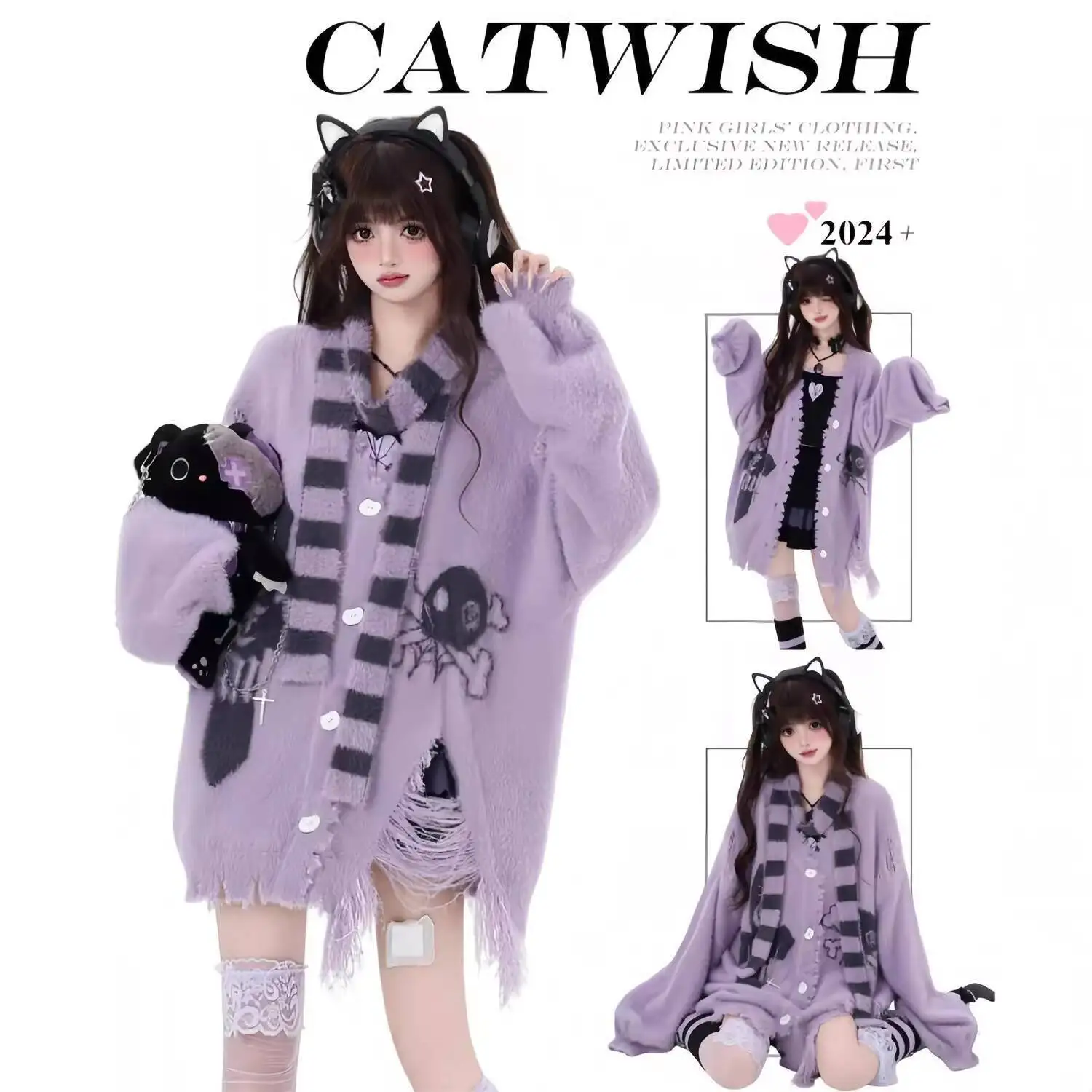 Осень-зима 2021, женский свитер в корейском стиле из искусственного меха норки, вязаный кардиган, дизайн субкультуры, нишевый стиль с шарфом 
Осень-зима 2021, женский свитер в корейском стиле из искусственного меха норки, вязаный кардиган, дизайн субкультуры, нишевый стиль с шарфом