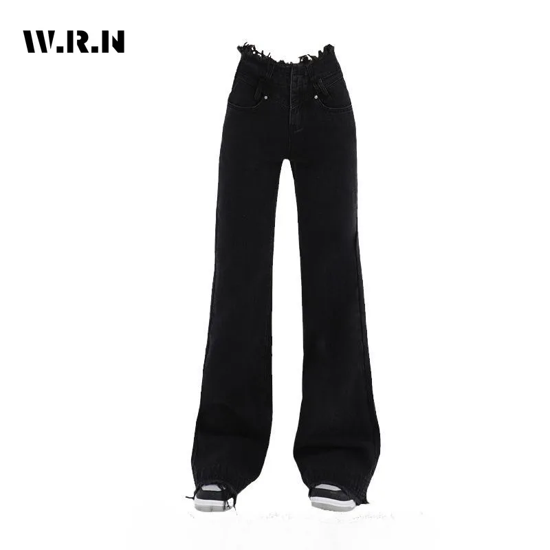 American Retro High Waist Straight Jeans Hip-hop Pants 2023 Autumn Women's Casual Y2K Grunge 00S Club Style Denim Trouser
American Retro High Waist Straight Jeans Hip-hop Pants 2023 Autumn Women's Casual Y2K Grunge 00S Club Style Denim Trouser