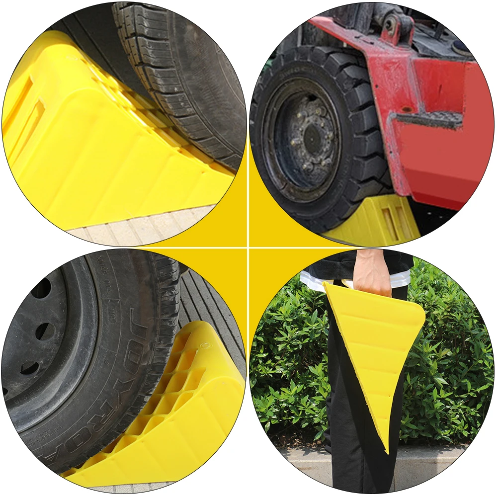 Solid Tire Support Pad Heavy Duty Wheel Chock Sturdy Slip Resistant Car Stopper Triangular Shaped Practical Ramp Block Durable
Solid Tire Support Pad Heavy Duty Wheel Chock Sturdy Slip Resistant Car Stopper Triangular Shaped Practical Ramp Block Durable