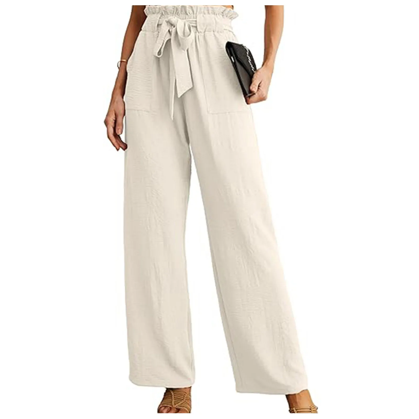 Women High Waist Pants Casual Summer Straight Office Elegant Suit Trousers Korean Fashion Botton Loose Female Black Pants
Women High Waist Pants Casual Summer Straight Office Elegant Suit Trousers Korean Fashion Botton Loose Female Black Pants