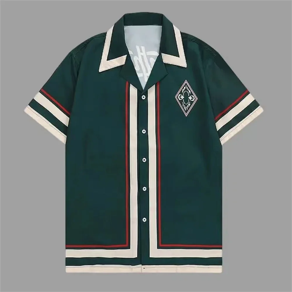 Men's Shirt Lapel Summer Hawaiian Shirt Vacation Breathable Simple Short Sleeve Shirt Oversized Design Fashion Button Design
Men's Shirt Lapel Summer Hawaiian Shirt Vacation Breathable Simple Short Sleeve Shirt Oversized Design Fashion Button Design