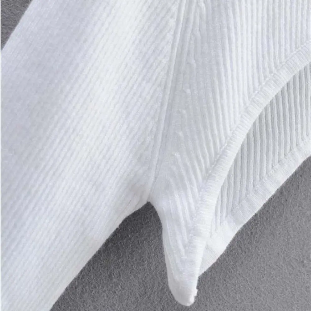Slim Knit Long Sleeve Crop Top Thin Solid Color Cropped Sweaters Pullovers Simple Harajuku O-neck Knitted T-shirt Spring Autumn
Slim Knit Long Sleeve Crop Top Thin Solid Color Cropped Sweaters Pullovers Simple Harajuku O-neck Knitted T-shirt Spring Autumn