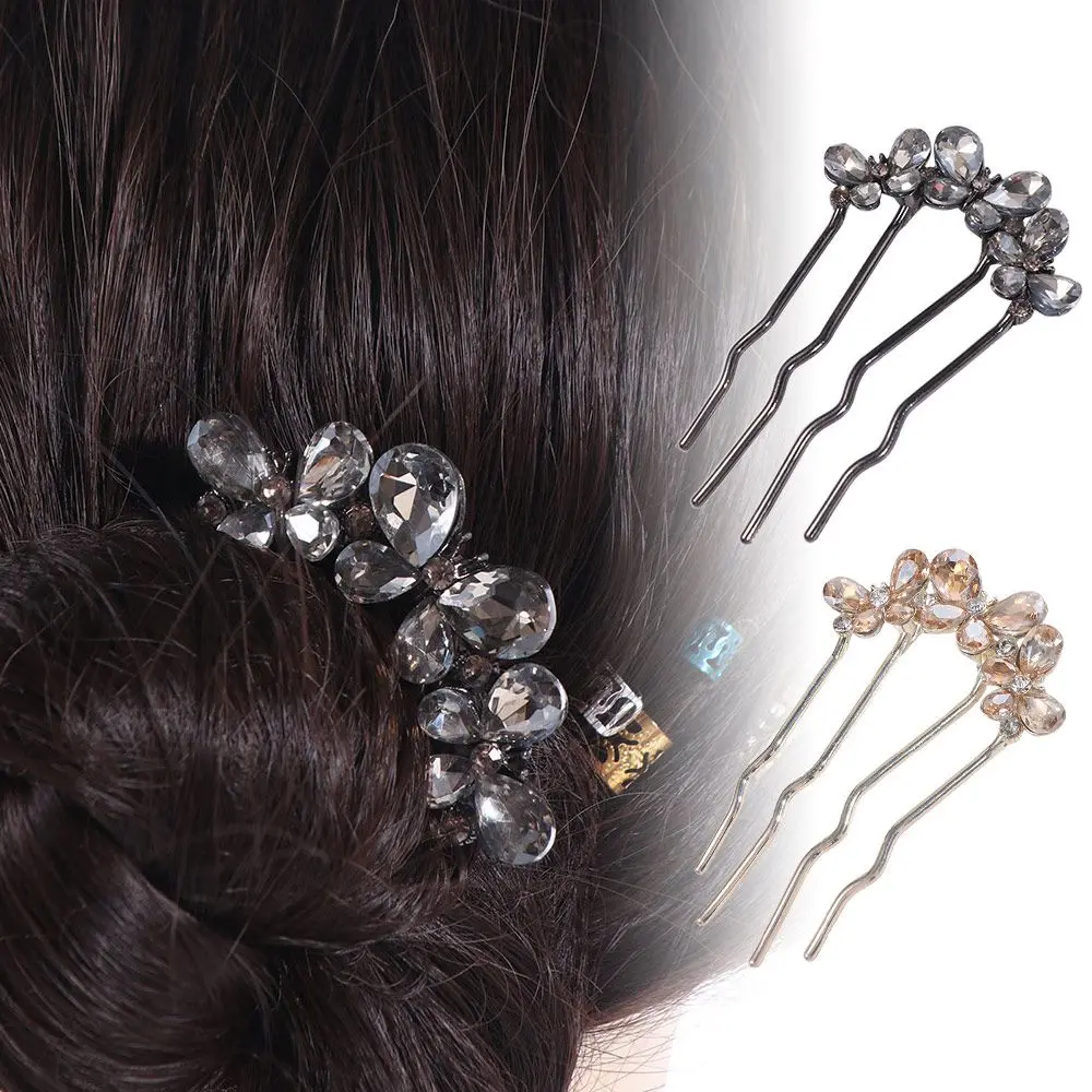 Rhinestone Toothed Insert Comb Geometric Chinese Style Butterfly Hairpin Hanfu Accessories Headdress U-shaped Hair Clip Gifts
Rhinestone Toothed Insert Comb Geometric Chinese Style Butterfly Hairpin Hanfu Accessories Headdress U-shaped Hair Clip Gifts