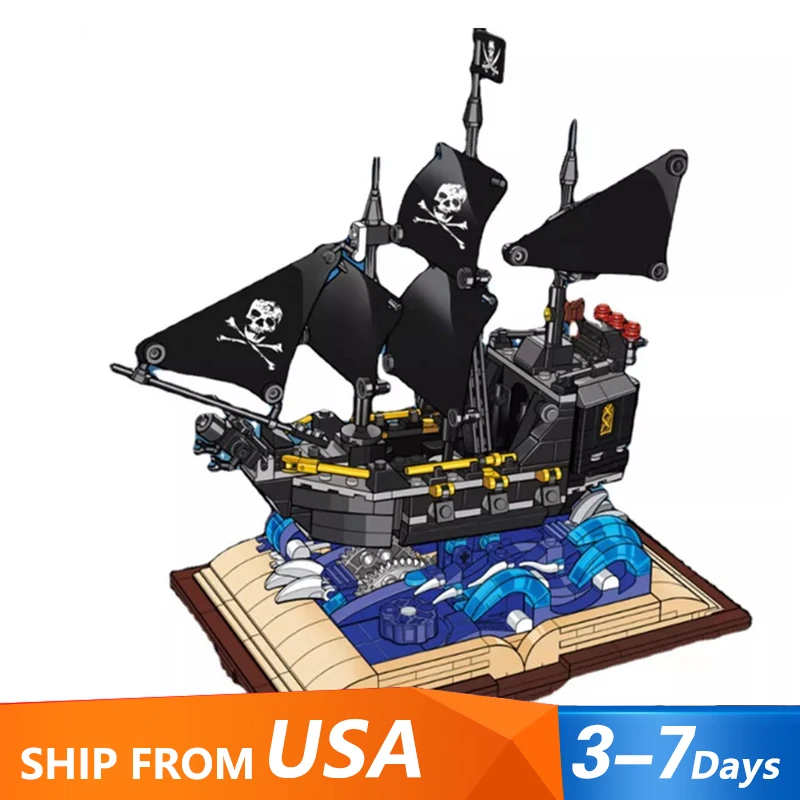 919 шт. MOC Adyenture корабль волшебная книга строительные блоки жемчуг Adyenture пиратский корабль модель кирпичная головоломка игрушки детский рождественский подарок
919 шт. MOC Adyenture корабль волшебная книга строительные блоки жемчуг Adyenture пиратский корабль модель кирпичная головоломка игрушки детский рождественский подарок