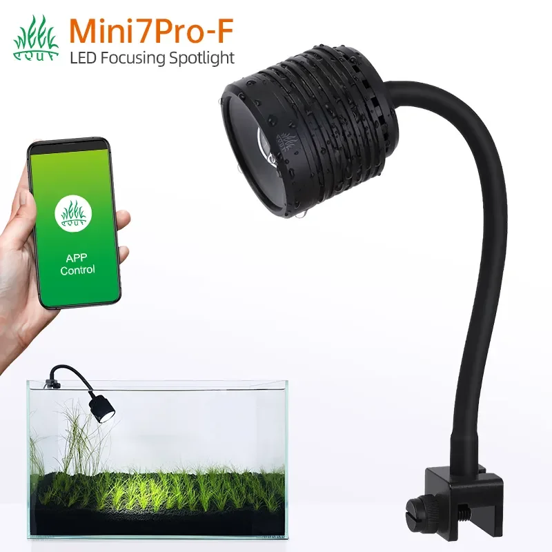 WEEK AQUA Mini7 Pro-F IP68 Waterproof Spotlight APP Mini Led for Aquarium Fish tank Stream tank Rock tank
WEEK AQUA Mini7 Pro-F IP68 Waterproof Spotlight APP Mini Led for Aquarium Fish tank Stream tank Rock tank