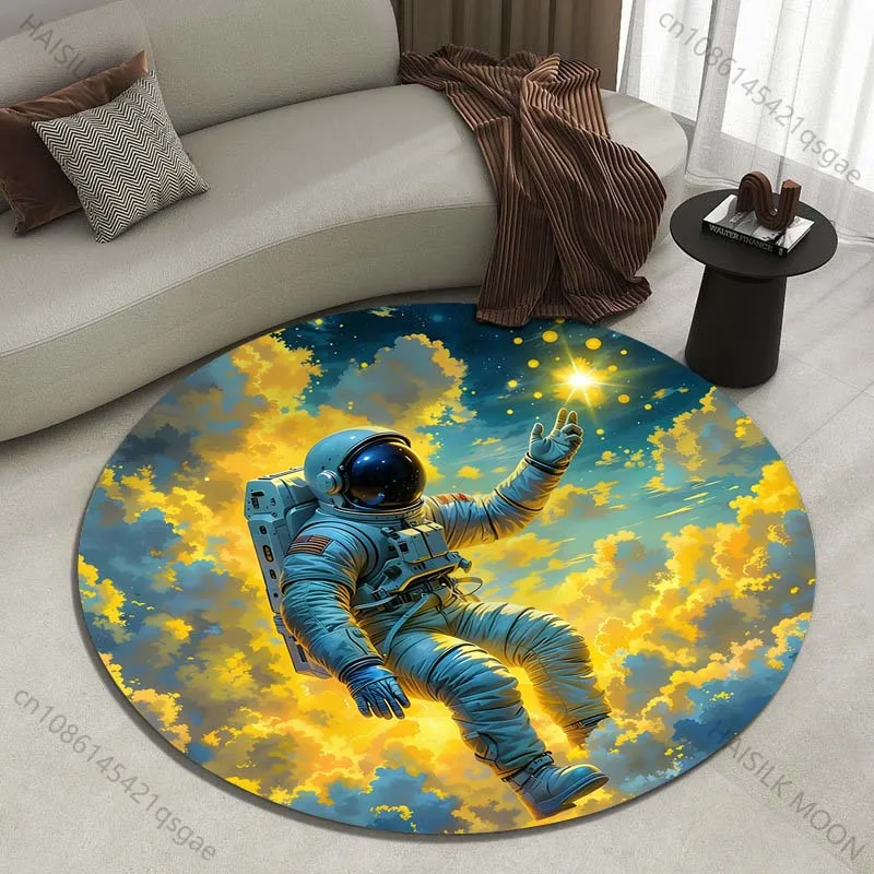 Multiple sizes Astronaut floating among clouds Print Round Carpet Living Room Bedroom Table Chair Sofa Decorative Carpet
Multiple sizes Astronaut floating among clouds Print Round Carpet Living Room Bedroom Table Chair Sofa Decorative Carpet