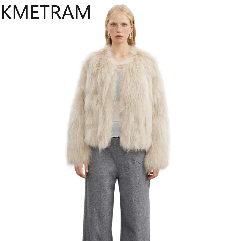 KMETRAM Real Fox Fur Jacket Women 2026 Light Luxury Womens Fur Coat Short Winter Jacket Women Real Fur Coat Outwear Шуба Женская
KMETRAM Real Fox Fur Jacket Women 2026 Light Luxury Womens Fur Coat Short Winter Jacket Women Real Fur Coat Outwear Шуба Женская