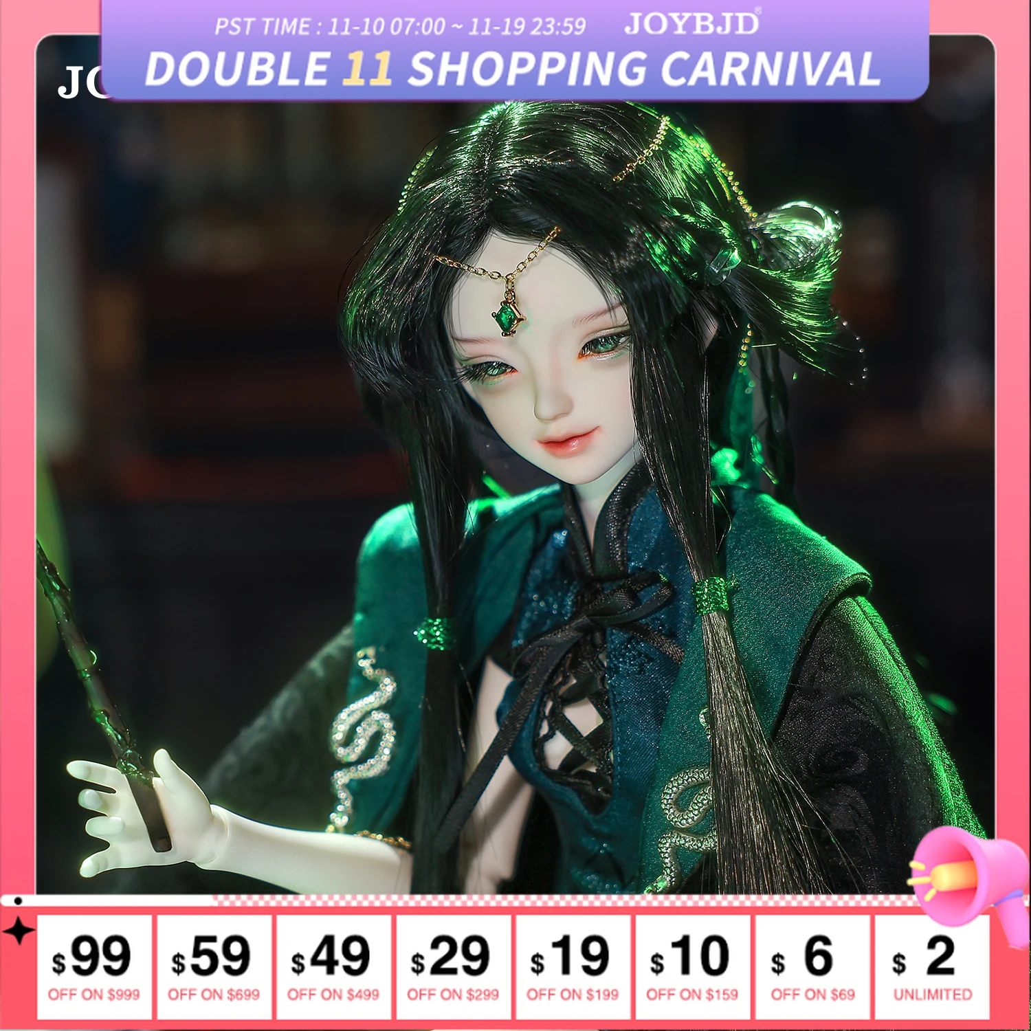 Joybjd Faye C Bjd Doll 1/4 Muxi Body Oval Face New Chinese Style Eastern Witch Exchange Student Fantasy Angel Fullset Bjd Figure
Joybjd Faye C Bjd Doll 1/4 Muxi Body Oval Face New Chinese Style Eastern Witch Exchange Student Fantasy Angel Fullset Bjd Figure