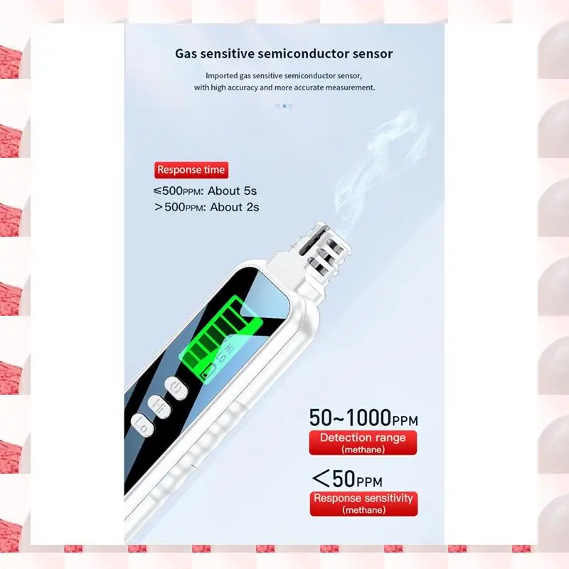 ABGN Combustible Gases Leak Detector Natural Gases Leakage Tester Combustible Gases Concentration Analyzer Meter
ABGN Combustible Gases Leak Detector Natural Gases Leakage Tester Combustible Gases Concentration Analyzer Meter