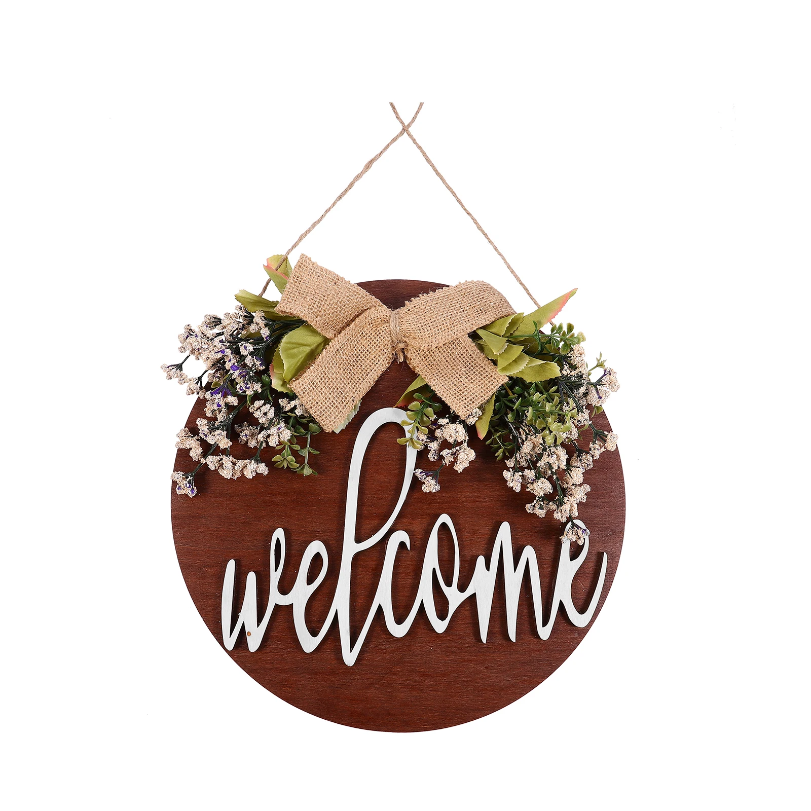 Wooden Door Welcome Sign Hanging nament Decorative Fake Plant Pendant Home Party Supplies Creative Design
Wooden Door Welcome Sign Hanging nament Decorative Fake Plant Pendant Home Party Supplies Creative Design