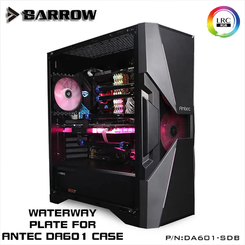 Barrow DA601-SDB PC пластина водяного охлаждения для ANTEC DA601 чехол специальный резервуар дефлектор для воды
Barrow DA601-SDB PC пластина водяного охлаждения для ANTEC DA601 чехол специальный резервуар дефлектор для воды
