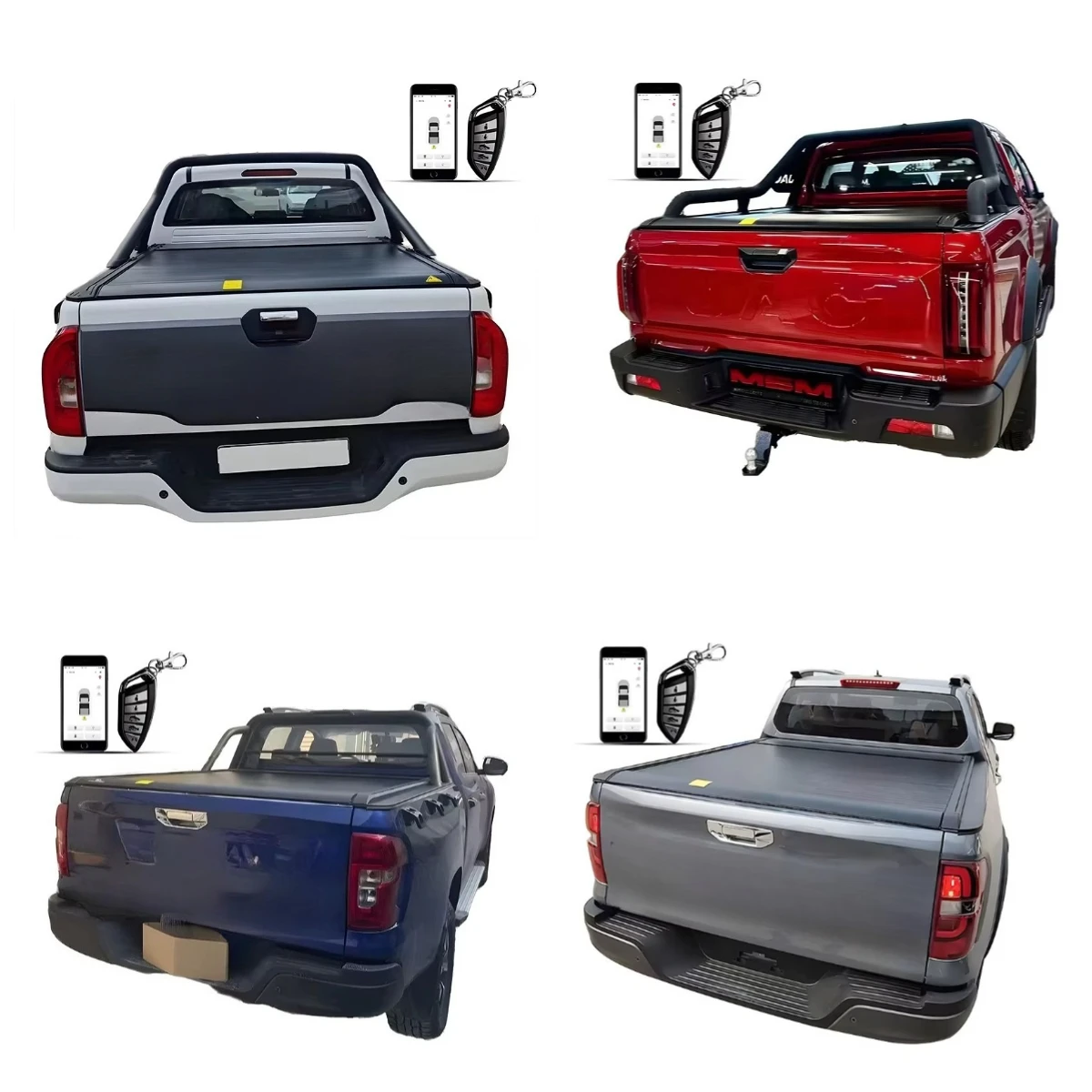 Electric Roll-up Retractable Tonneau Cover For Hunter F70 Lantuozi Tunland G7 V9 BYD Shark Poer Pao JAC T9 T8
Electric Roll-up Retractable Tonneau Cover For Hunter F70 Lantuozi Tunland G7 V9 BYD Shark Poer Pao JAC T9 T8
