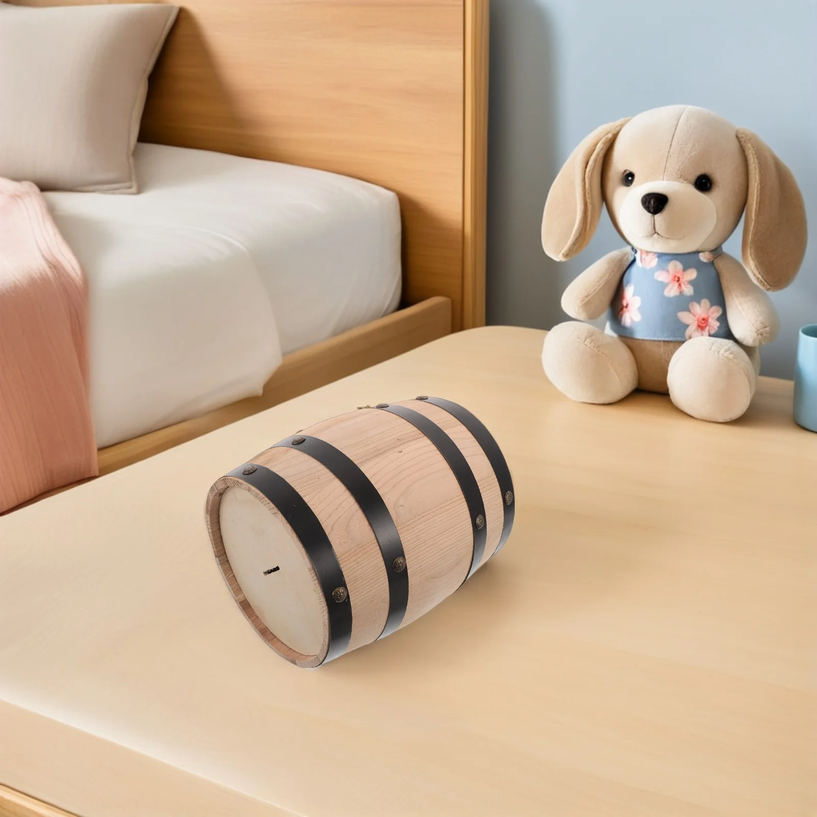 Large Wooden Money Bank Handcrafted Oak Barrel Style Only Deposit Function Tool Decorative Home Office
Large Wooden Money Bank Handcrafted Oak Barrel Style Only Deposit Function Tool Decorative Home Office