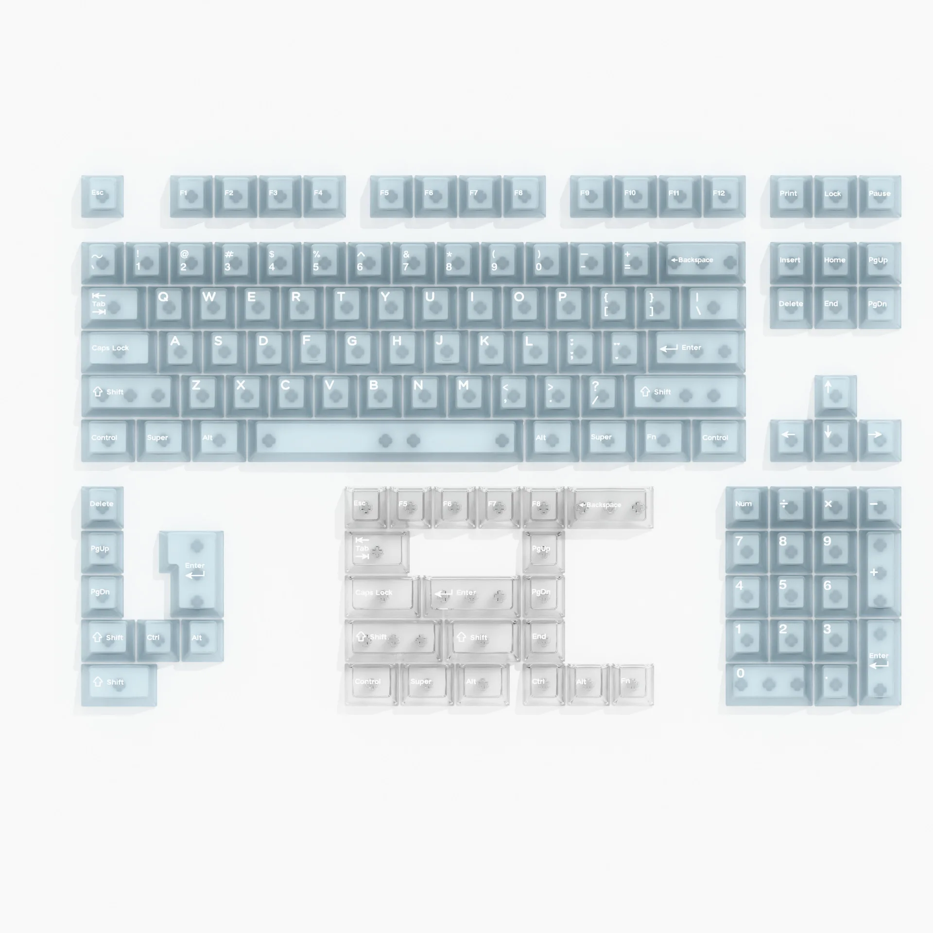 Green Transparent DIY Customized Mechanical Keyboard PC Keycaps - Original Height 132 Keys
Green Transparent DIY Customized Mechanical Keyboard PC Keycaps - Original Height 132 Keys
