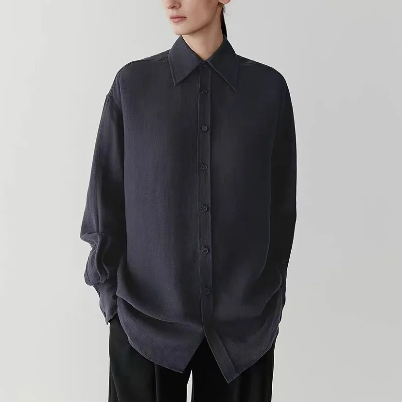 Dave&di Minimalist Casual Linen Plain Weave Long Sleeved Shirt Woman Clothes Shirts & Blouses Women's Clothes Shirts Tops
Dave&di Minimalist Casual Linen Plain Weave Long Sleeved Shirt Woman Clothes Shirts & Blouses Women's Clothes Shirts Tops