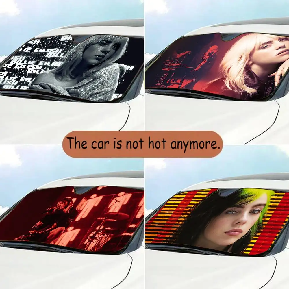 1 шт. Солнцезащитная пленка для лобового стекла автомобиля с мультяшным изображением знаменитой певицы Билли Си, защита от солнца для автомобиля
1 шт. Солнцезащитная пленка для лобового стекла автомобиля с мультяшным изображением знаменитой певицы Билли Си, защита от солнца для автомобиля